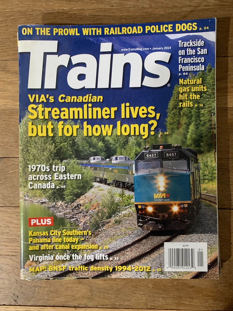 2013 2014 Model Railroader / Trains Magazines 5 Issues