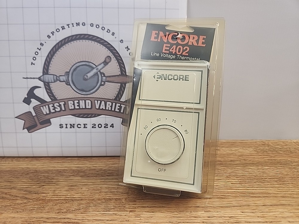 Encore E402 Line Voltage Thermostat Double Line Break Single Circuit