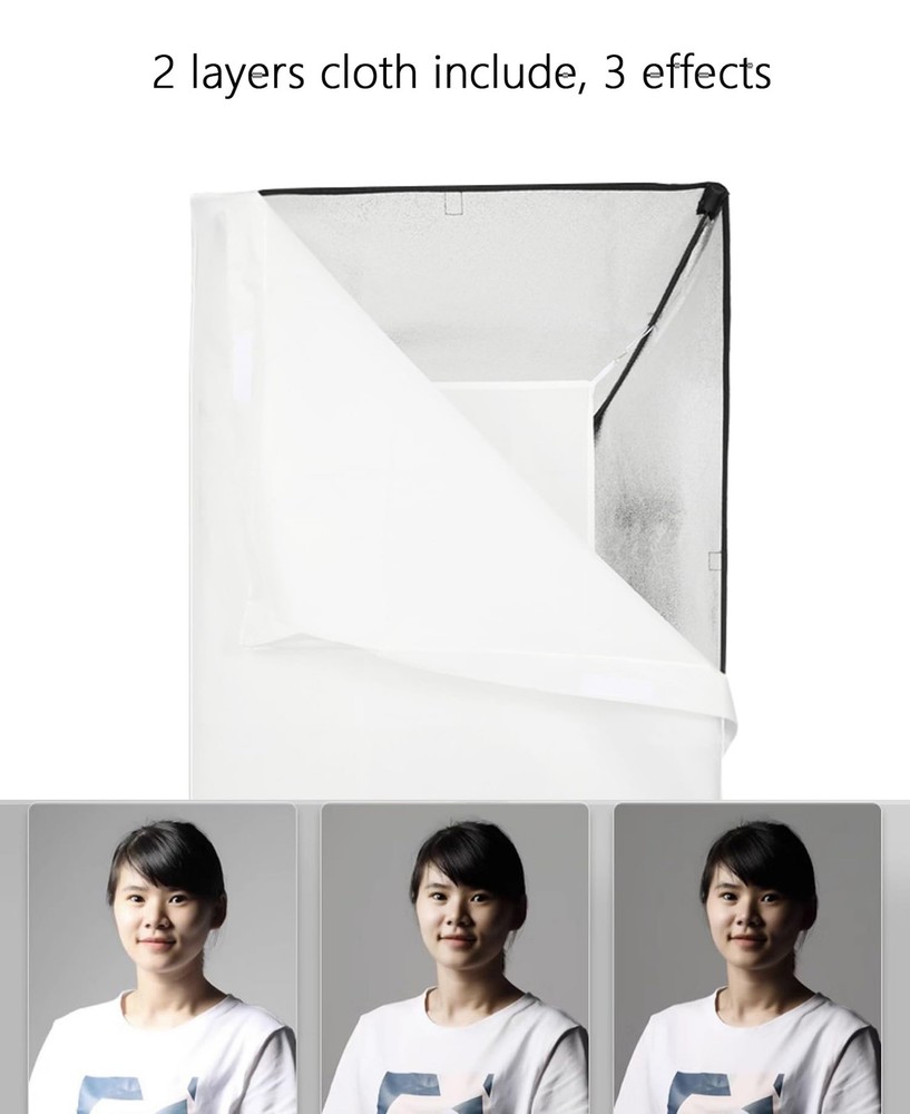 Softbox 60x90CM Bowens Mount, Rectangular Photography Soft Box Diffuser Modif...