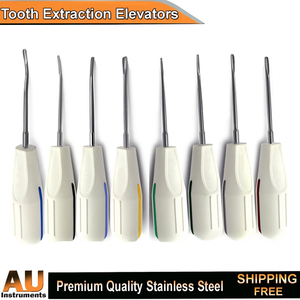 Dental Oral Surgery Root Elevators Tooth Extraction Luxation Lab Instruments