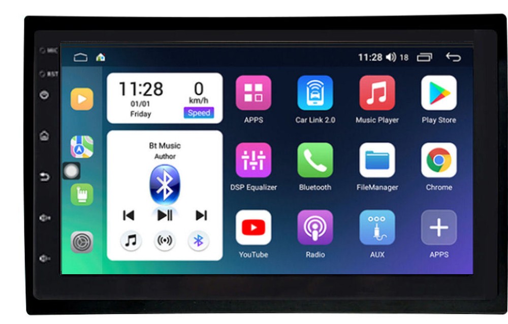 for SUZUKI CELERIO GPS WIRELESS APPLE CARPLAY ANDROID AUTO CAMERA HEAD UNIT