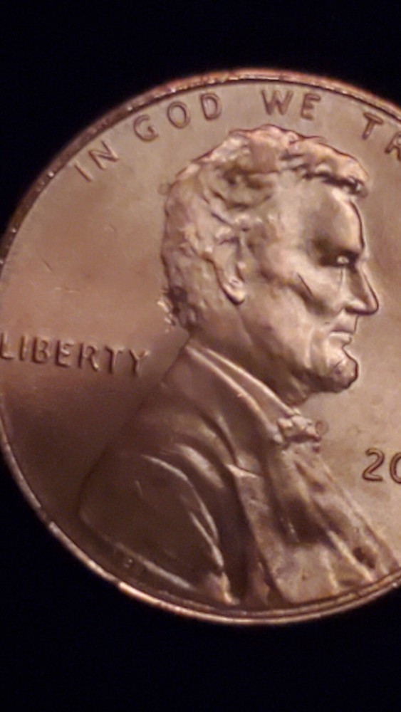 2020 Lincoln Cent Strike Through Error Obverse!