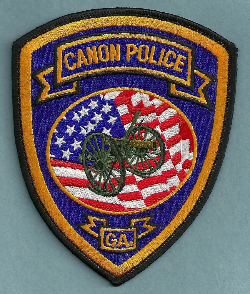 CANON GEORGIA POLICE PATCH