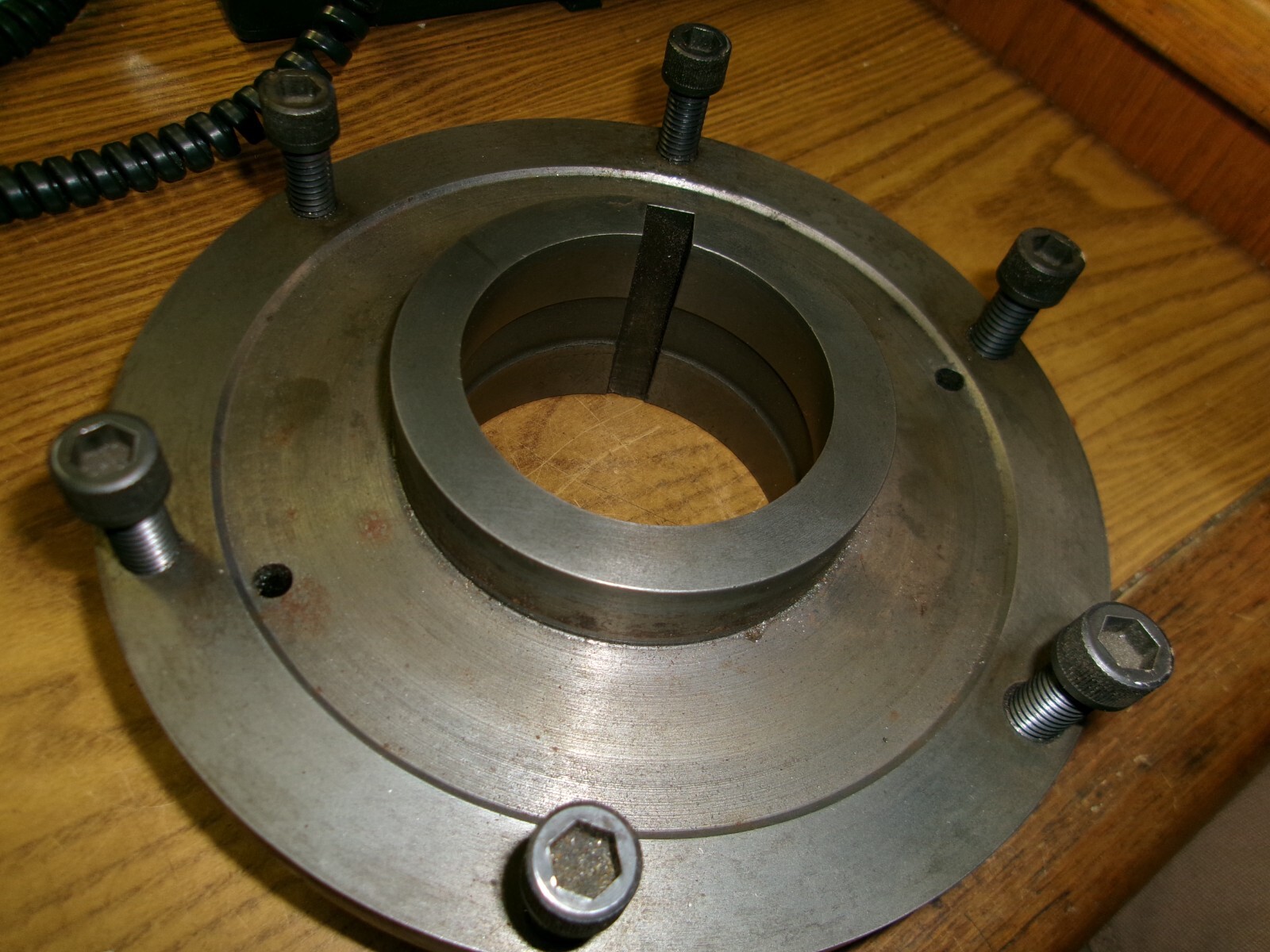 BUCK LATHE CHUCK BACK PLATE L0 #12107 FOR 8" CHUCK
