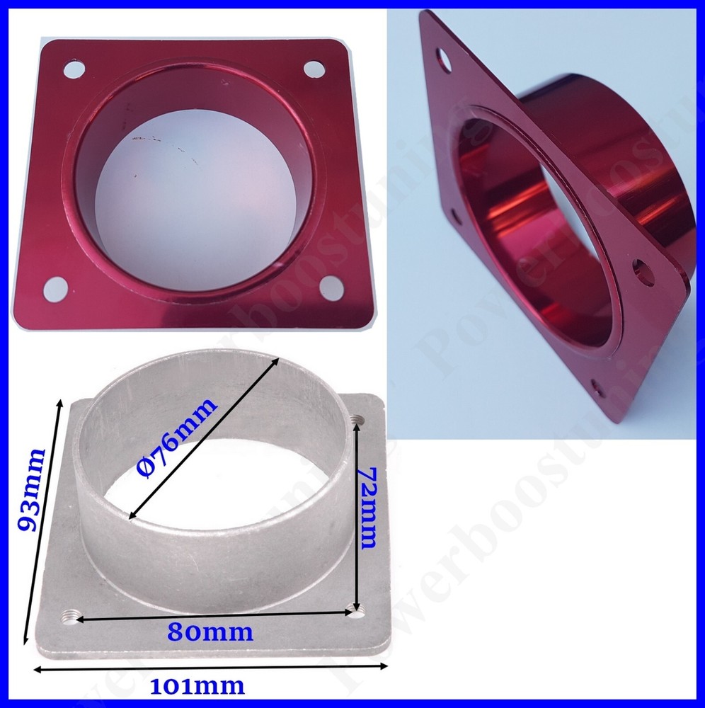Square Rectangular Ring Reducer Necklace For Car Flow Meter Filter