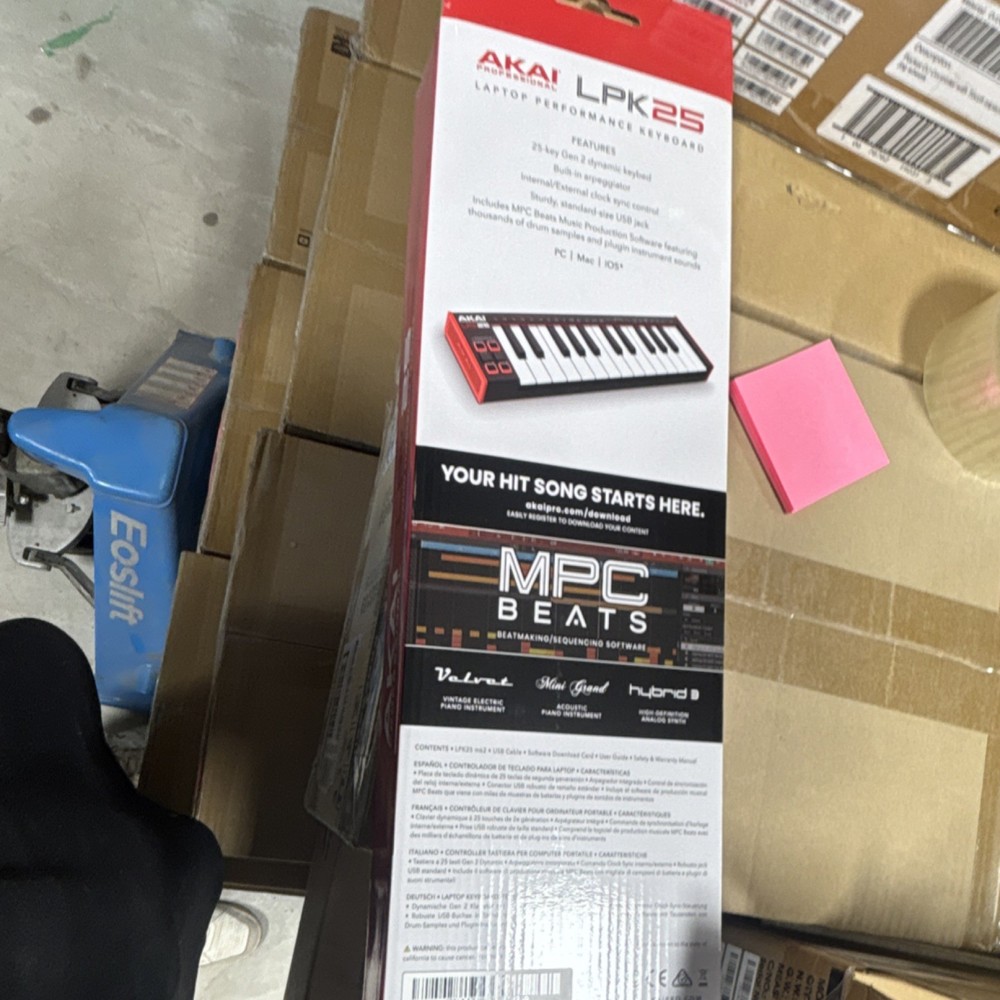 Akai LPK25 Laptop Performance Keyboard Controller 25 Keys USB Software Synth