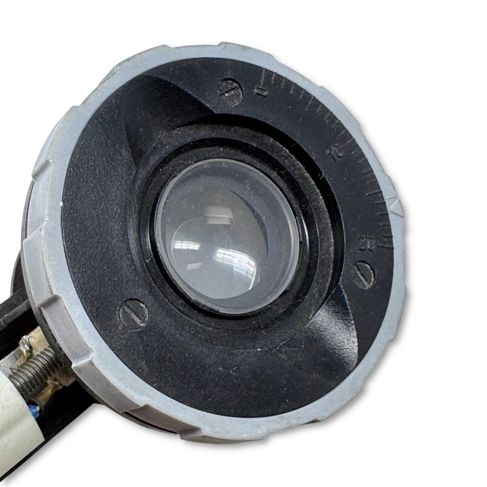 Abbe Microscope Optical Condenser Assembly w/ Focusing Ring &Iris Diaphragm 1.25