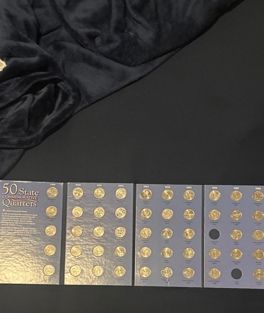 50 State Commemorative Quarters Collection Folder Set