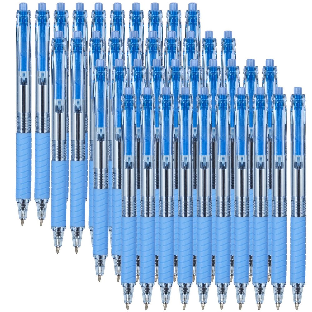 Ballpoint Pen New (Blue, 40 Pack)