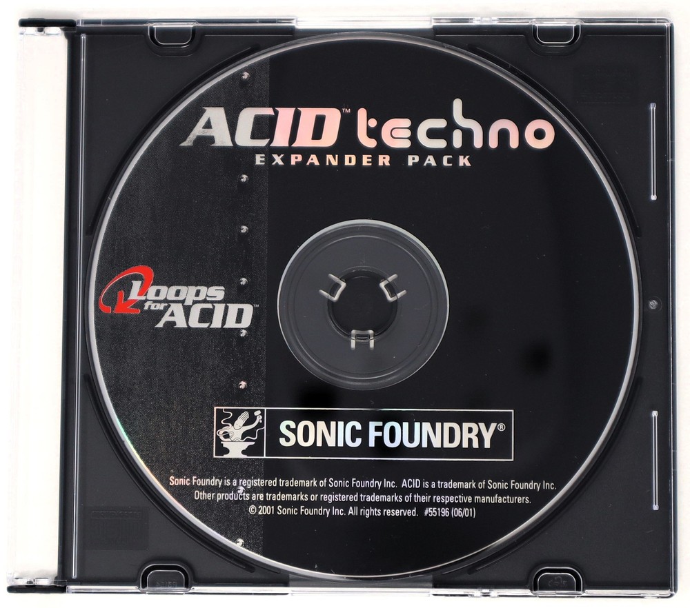 Sonic Foundry ACID TECHNO 3.0 Loops For Acid Sample/Sound Library/Sampling CD