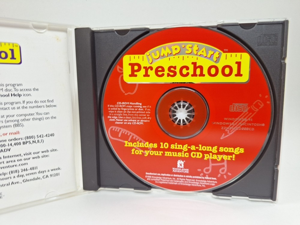 Jump Start Preschool Users Guide [CD-ROM]