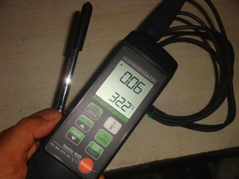 Testo 435 Multifunction A hot-wire Anemometer With Probe