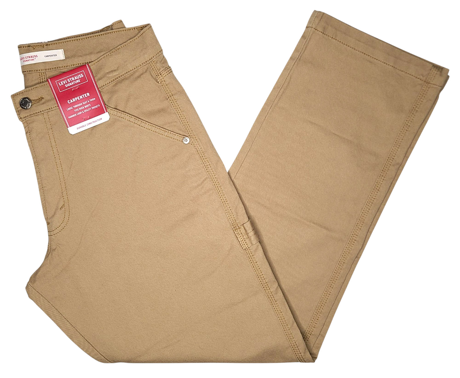 Signature By Levi Strauss & Co. #11750 NEW Men's Stretch Carpenter Jeans