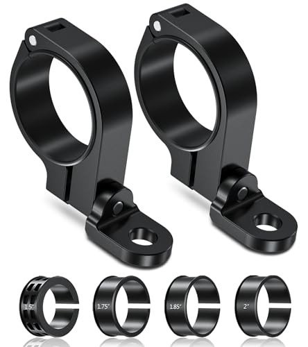 2 PCS UTV Whip Light Mounts (Large), Solid Aluminium Alloy UTV Whip Flag