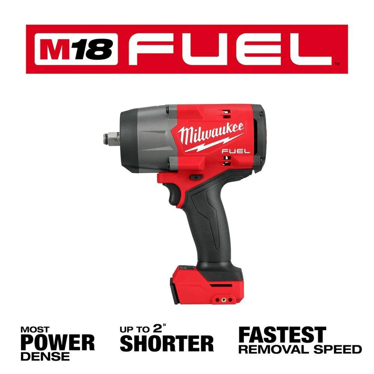 Milwaukee 2967 20 M18 Fuel 1 2 Inch High Torque Impact Wrench Hog Ring Tool