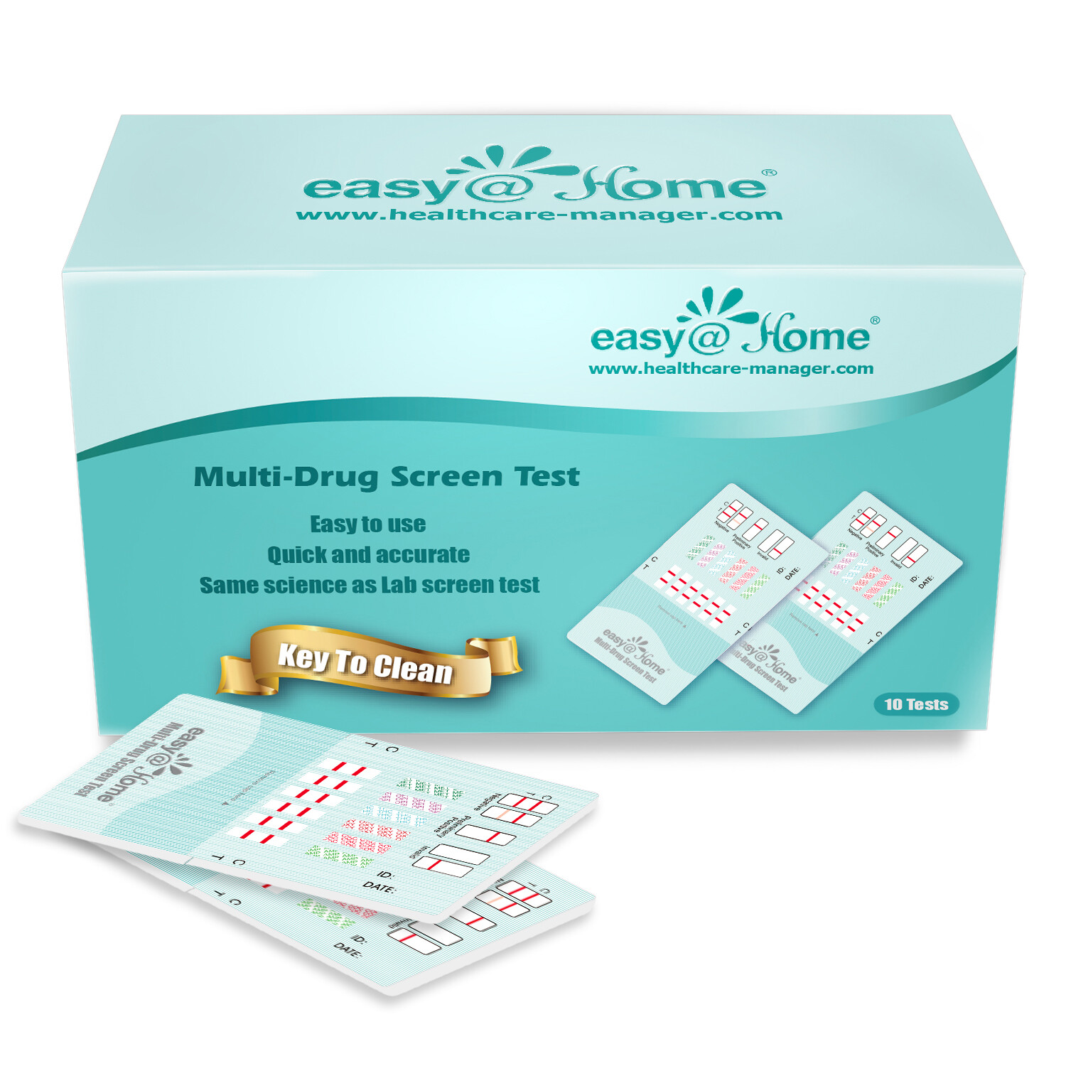 Easy@Home 12 Panel Urine Dip Drug Test Strip Variant Pack, #EDOAP-1124