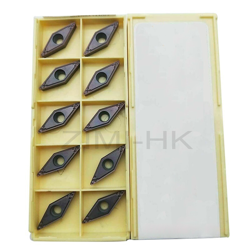10pc VBMT332 CNC lathe Indexable Carbide Inserts VBMT1604 Turning Cutter Inserts