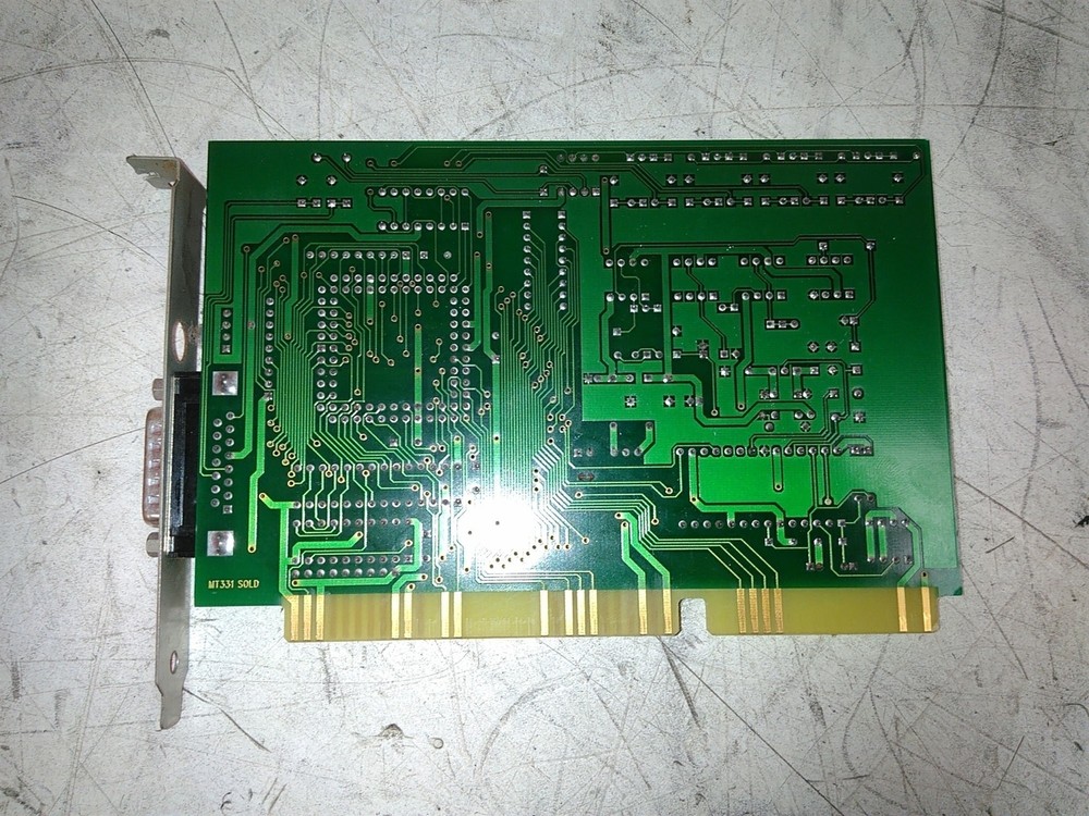Defective Stable MicroSystems TA027 IBMADWIN ISA Controller Card AS-IS