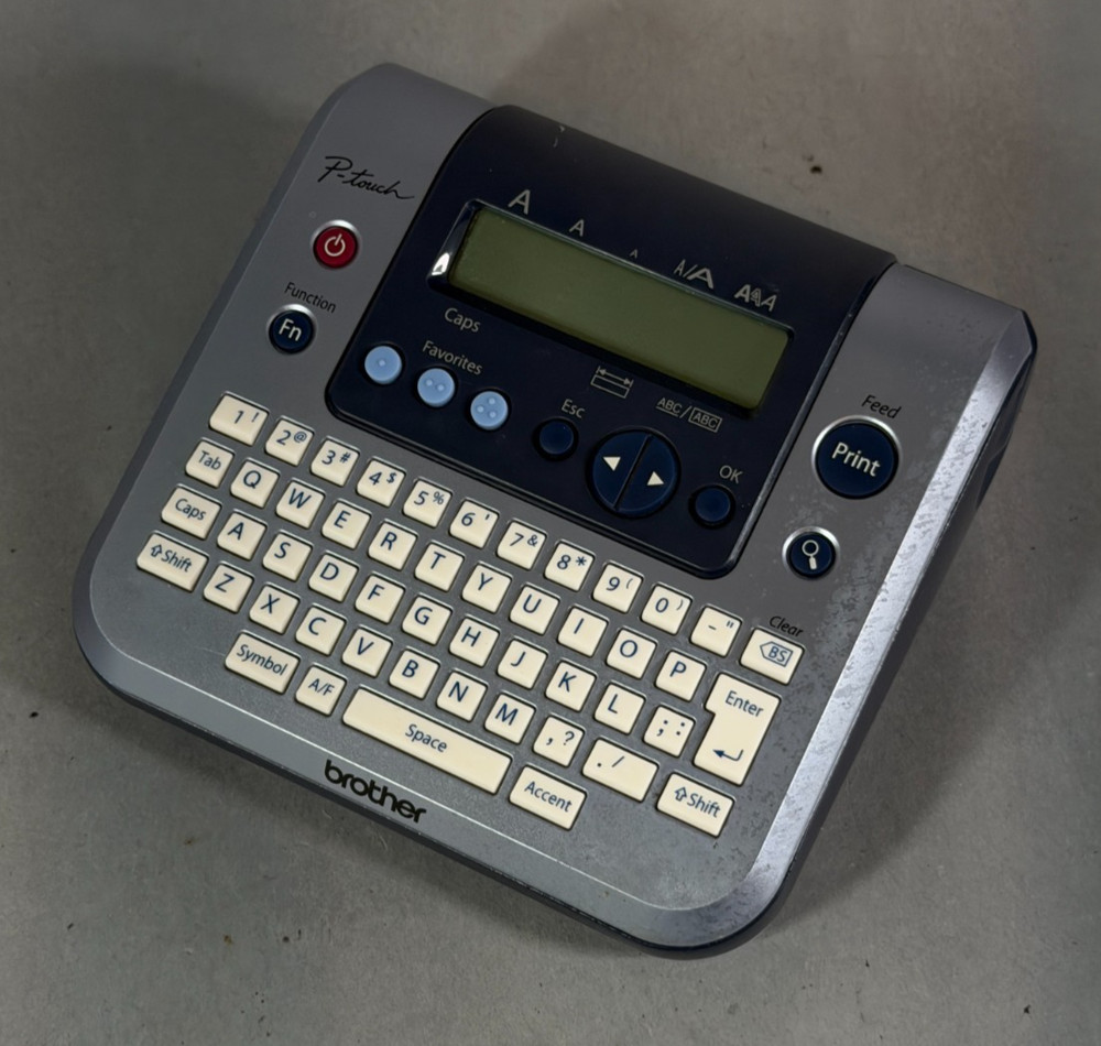 Brother P-touch PT-1280 Electronic Label Maker - Tested & Working No Cable