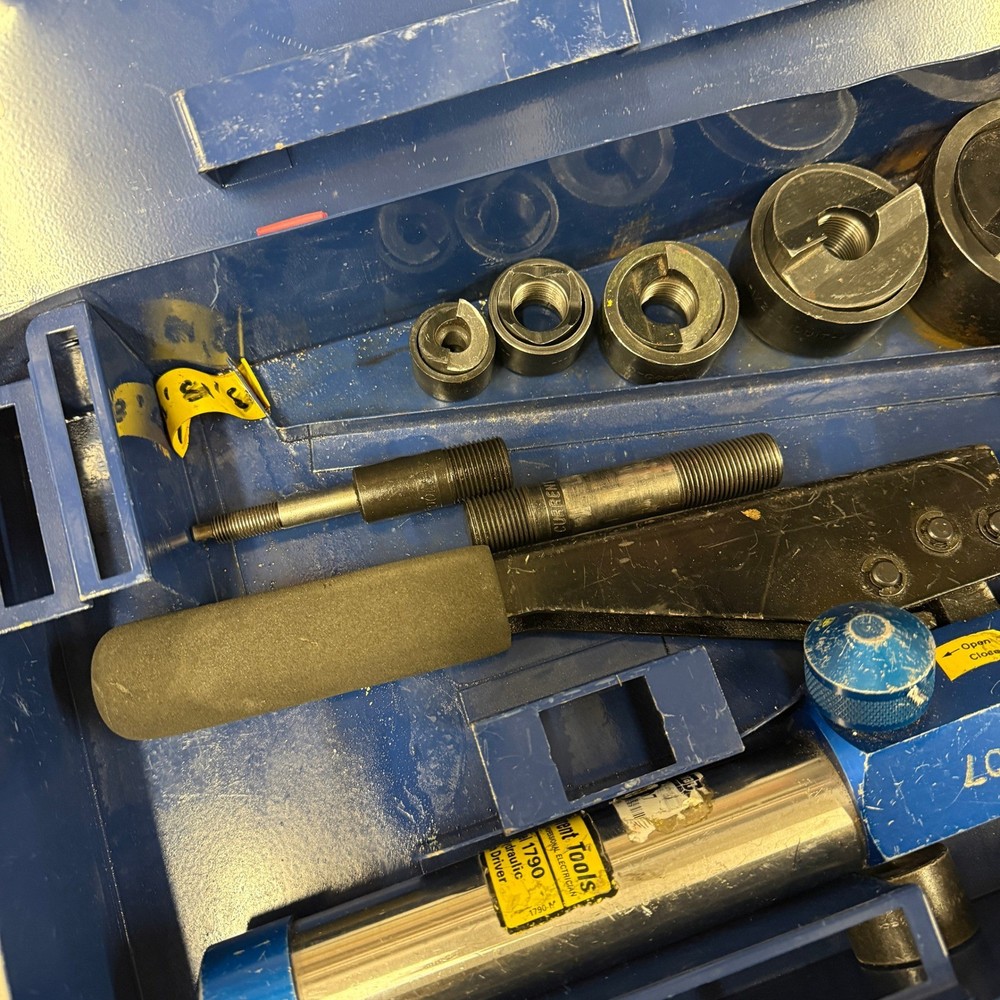 Current Tools Hydraulic Punch Driver Set 179PM w/ 1/2-2" Punches MISSING