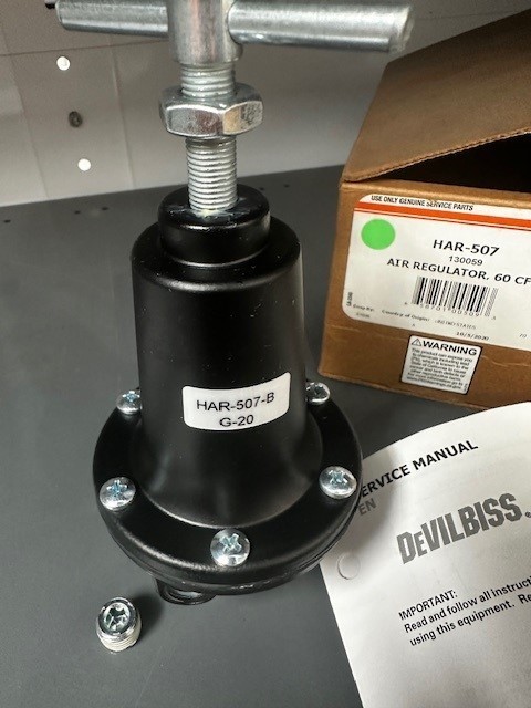 DeVilbiss 60 CFM Air Regulator HAR507