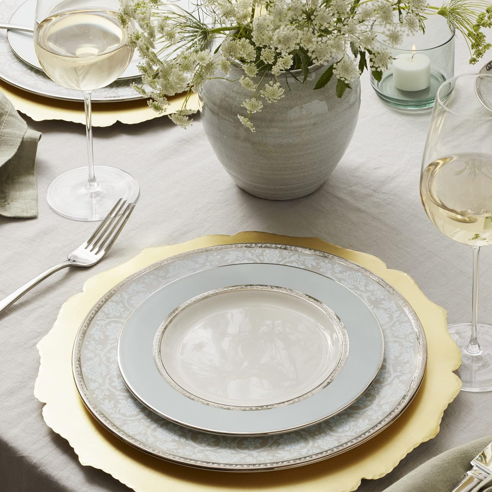 Westmore 5-Piece White Dinnerware Set for Elegant Dining Experience