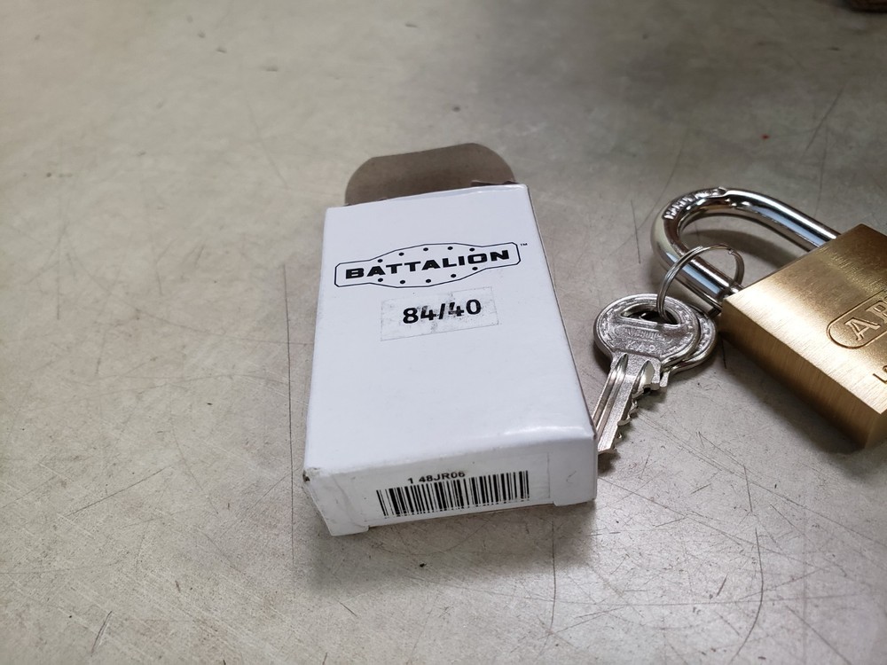 ABUS 48JR06 Keyed Padlock, 13/16 in Rectangle