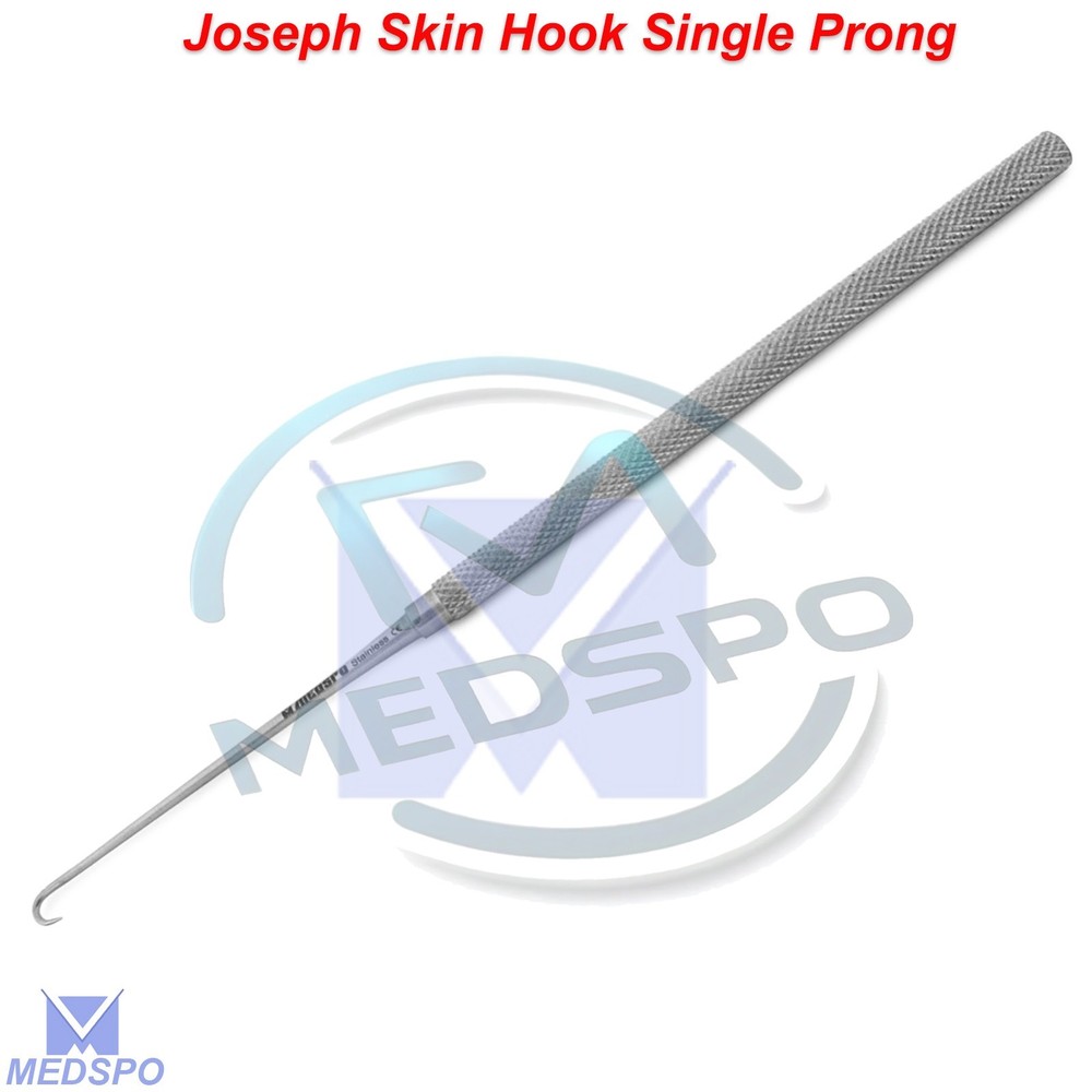 Joseph Skin Hook Plastic Surgery Single Prong Retractor Veterinary Instruments