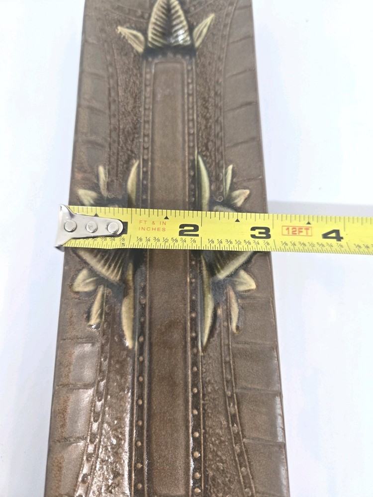 Spector Studios Glazed Pottery Rectangular Trinket Dish READ