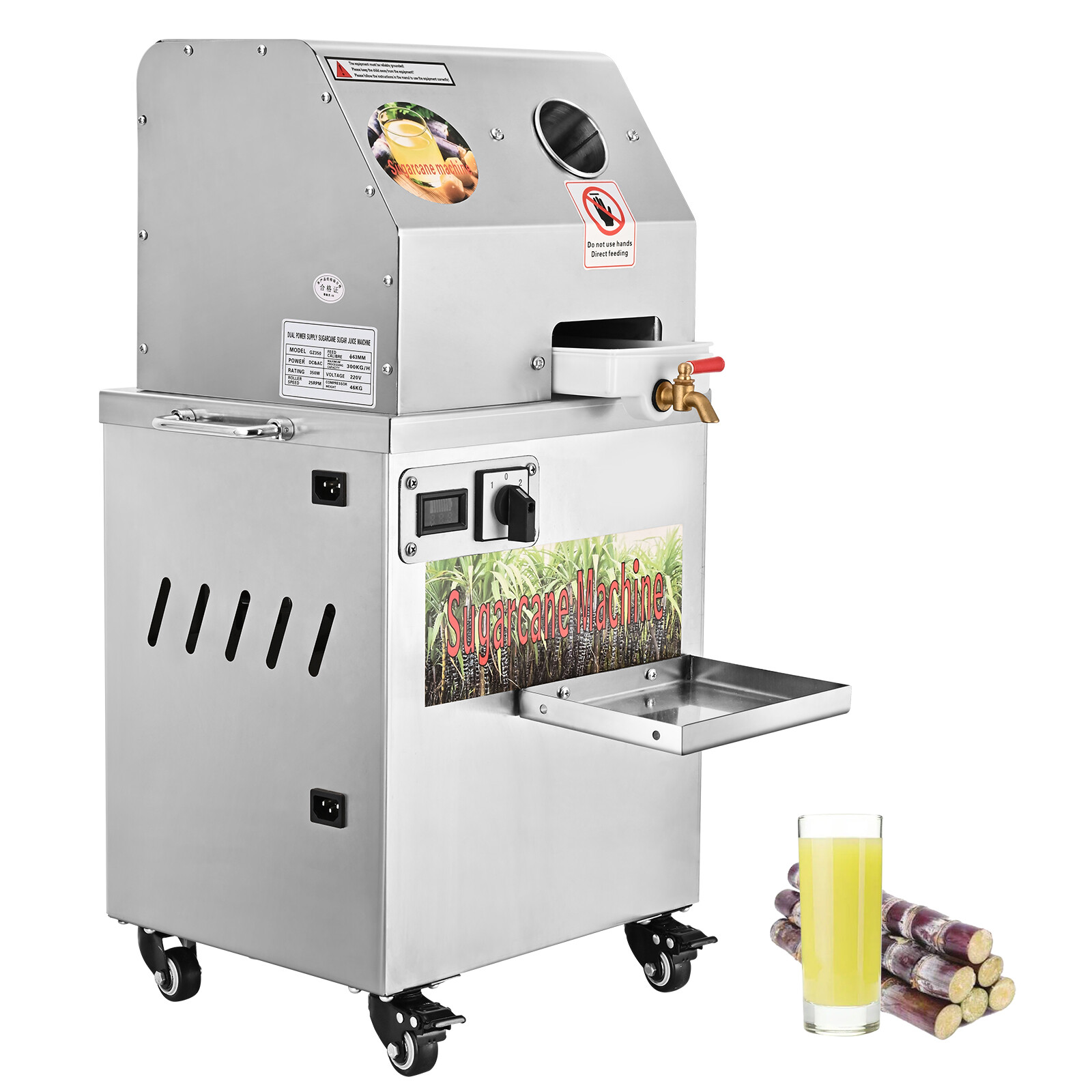 Electric Stainless Steel Juicer Sugar Cane Press Juicer Juice Machine Brand