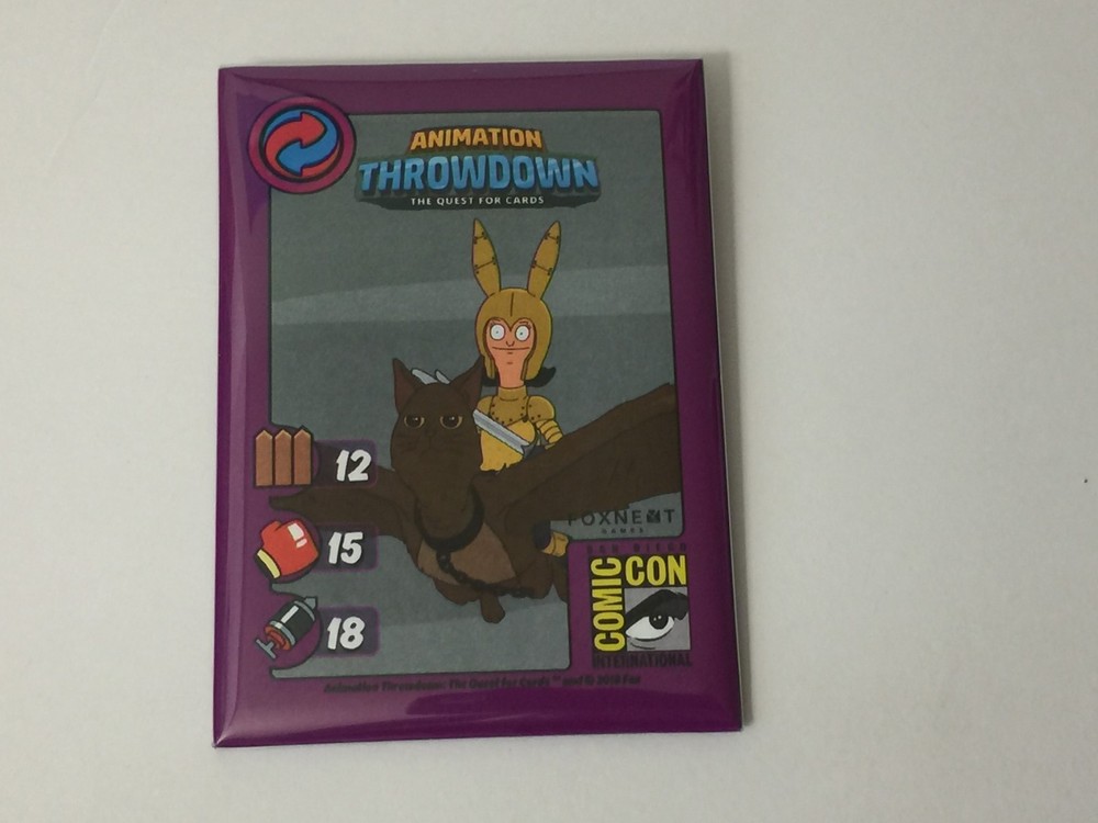 SDCC 2018 Comic Con EXCLUSIVE Animation Throwdown Pin Foxnext Louise NEW!