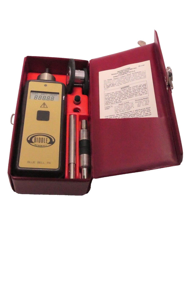 Biddle Instruments Digital Tachometer