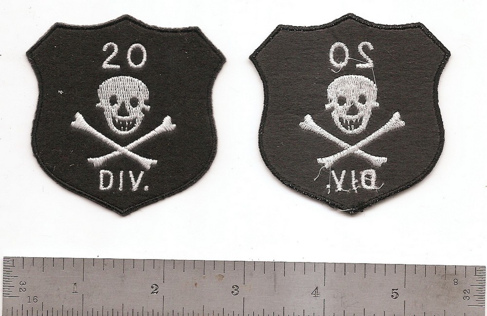 #219 US ARMY 20TH DIVISION PATCH ON FELT