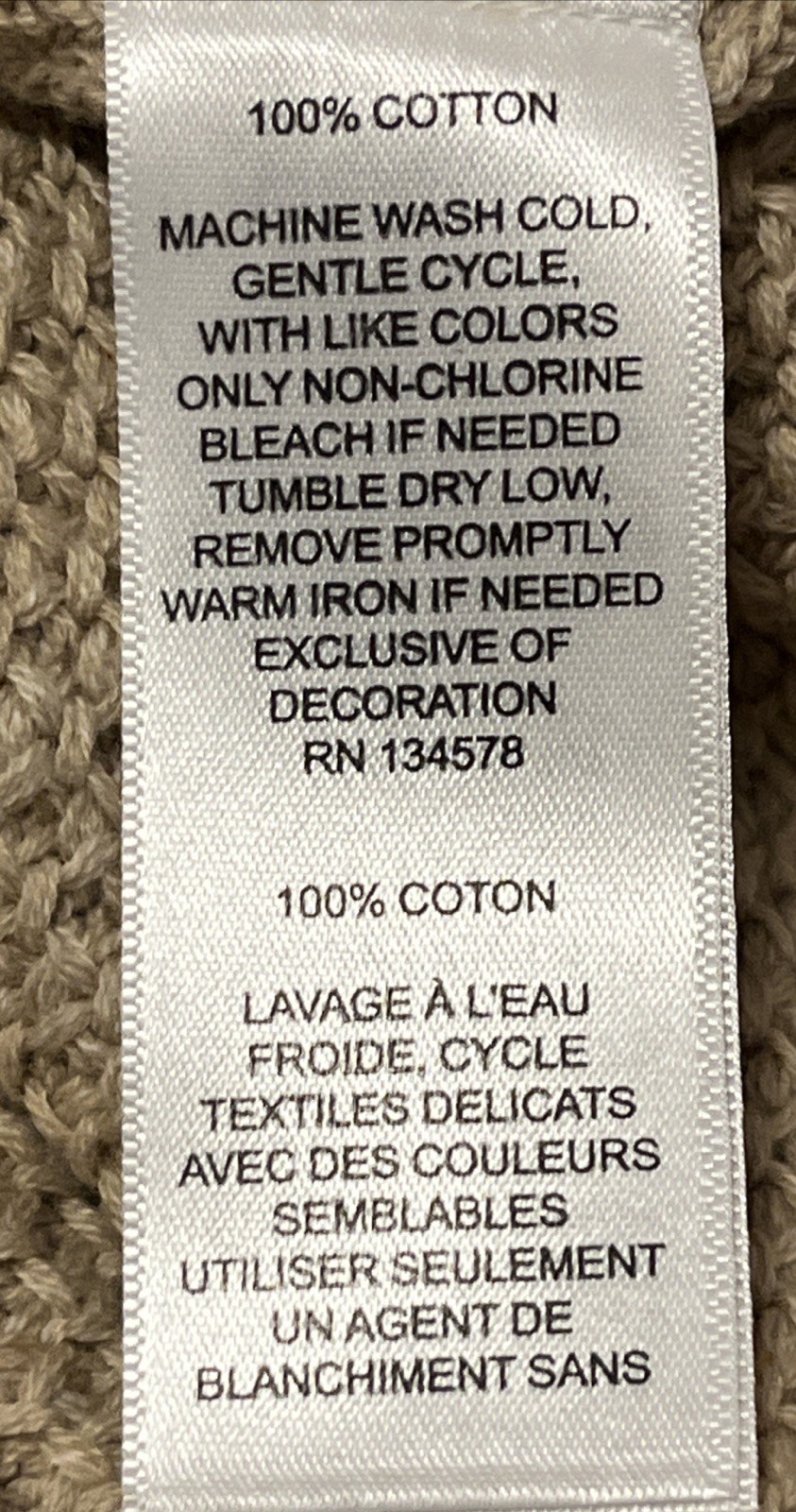 Vineyard Vines Men's 1/4-Zip Sweaters Size Medium Beige/Tan Preppy 1