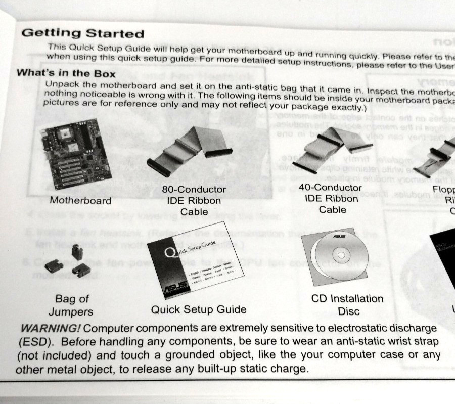 Asus Quick Setup Guide #15-063180001 Q964 Mint