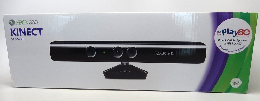 Microsoft XBOX 360 Kinnect Sensor Open Box Never Used SW
