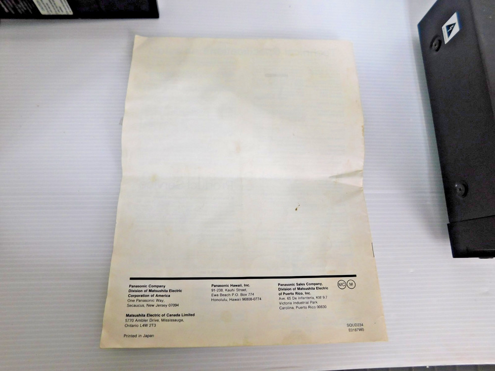 RETRO (1987) Technics SL-P220 CD Player WITH Remote Control