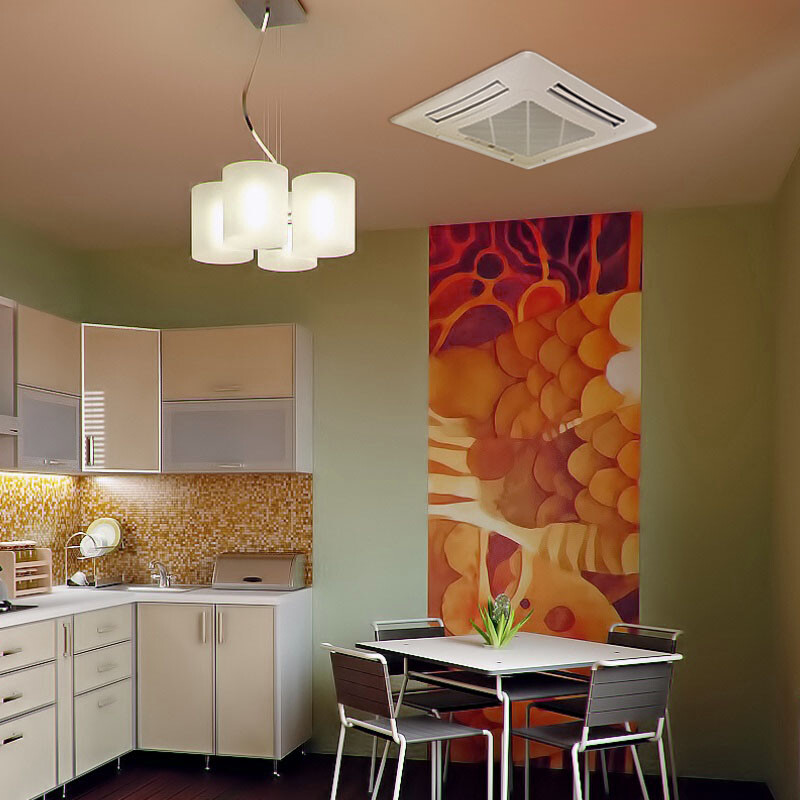 Stealth 12K / 18K / 24K BTU Ceiling Cassette Multi-Zone Mini-Split Air Handler