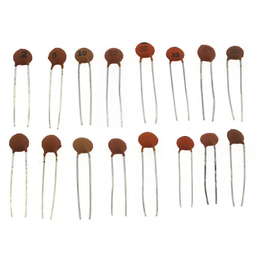960 PCS 24 Value Ceramic Capacitor 2PF-100NF Assortment Kit for Electronics