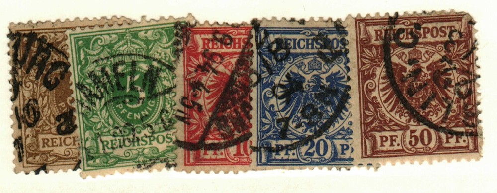Germany #46-9, 51 used