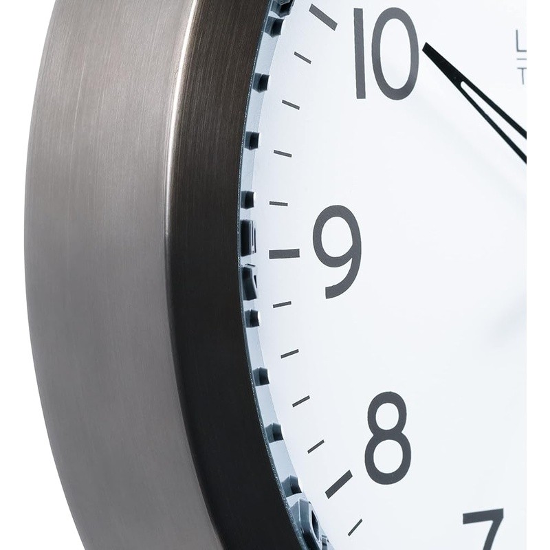 Automatic Atomic Wall Clock Accurate Time Multi Time Zone Easy Setup Indoor New