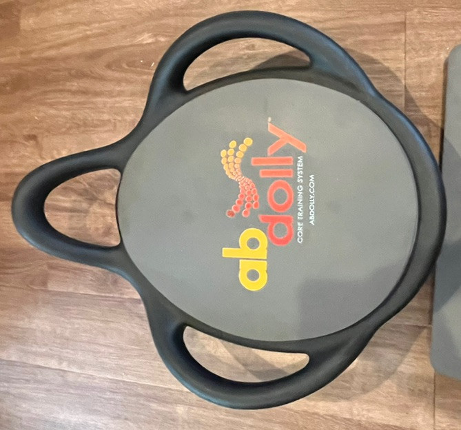 AB Dolly Core Training System w/DVD & Knee Pad Abdominal Workout Training