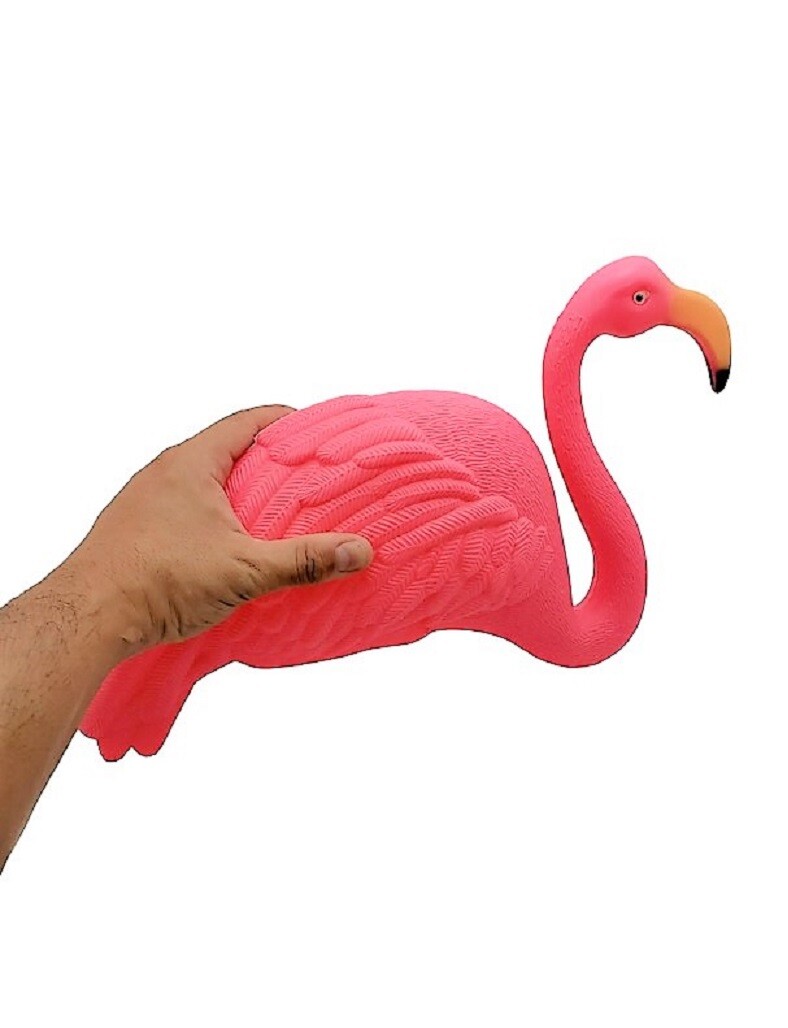 Large Pink Flamingo Yard Ornaments (Pack of 2 Different Designs) Tall. Great