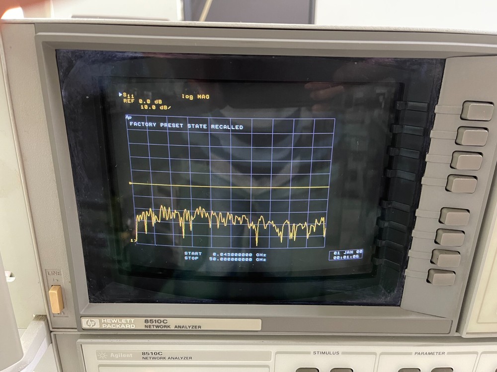 HP Agilent 8510C LCD Display Processor for Network Analyzer System _4116A10962