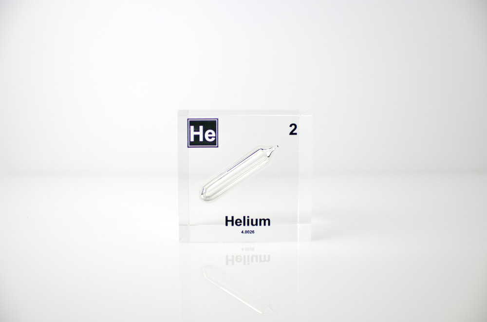 Helium Element Cube