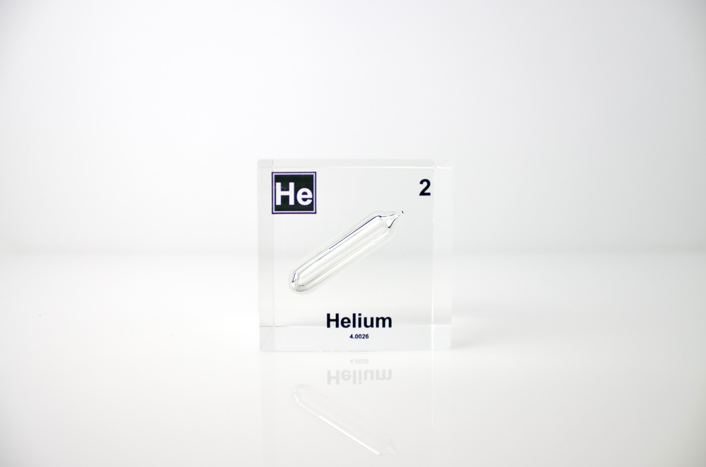 Helium Element Cube
