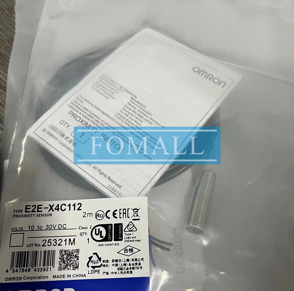 1Pcs New For OMRON Inductive proximity sensor switch E2E-X4C112