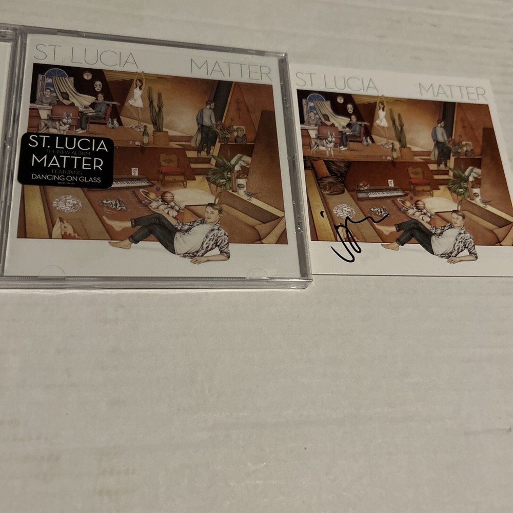 St Lucia Signed /autograped Matter CD