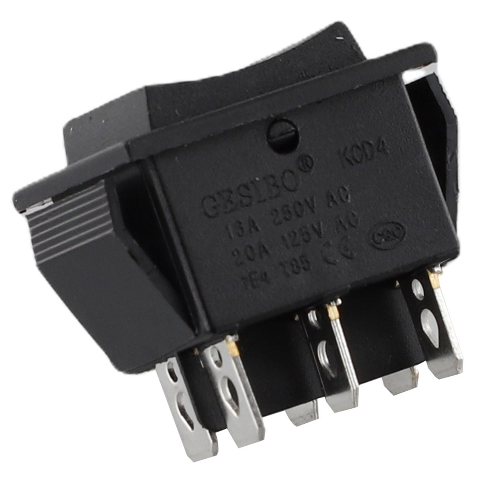 Part Rocker Switch Tool 6 Pin terminals Mini Double pole/throw Electrical