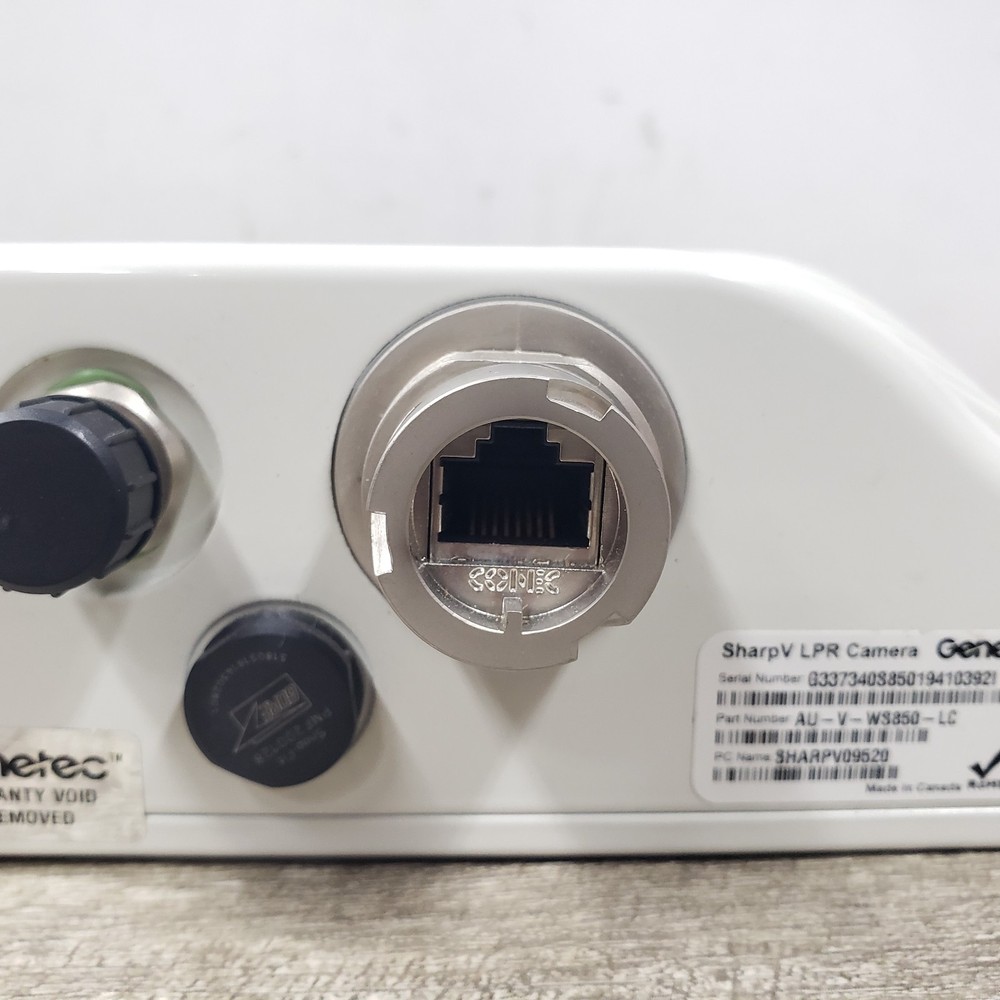 Genetec SharpV LPR Camera A-UV-WS850-LC (SHARPV09520) AutoVu -Untested-